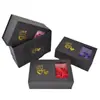 Flip 6 Caja de Regalo Rosas Caja de Empaque para Joyería Caja para Anillo de Collar Joyería Caja de Joyería Caja de Regalo para el Día de San Valentín