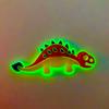 Charms Fluorescentes de Croc para Sapato Dinossauro Decoração de Sapato Acessórios DIY Transfronteiriço Em Estoque Atacado Brilha no Escuro