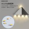 Lámpara de pared led 5w creativa aluminio pasillo pasillo club ktv bar pared de fondo decoración interior lámpara de pared