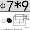 Anillo de Sellado Protector de Cable de Silicona Resistente a Altas y Bajas Temperaturas Anillo de Sellado Ranura Ensanchada Anillo de Goma Bobina Protectora de Doble Cara Anillo de Goma Impermeable