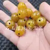 Cuentas Fluorescentes Flotantes para Agua Salada con Forma de Abejas Estrelladas, Cuentas Sueltas Estilo Vintage, Cuentas de Cera de Abeja Amarillas Estilo Aceite de Pollo Antiguo