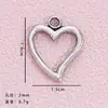 Acessórios Populares de Pulseira Transfronteiriços DIY Pingente de Coração Charm Colar de Amor Acessórios de Joalheria
