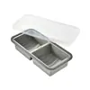 Contenedores de silicona transfronterizos para almacenamiento de alimentos, para uso doméstico, aptos para microondas, cajas para mantener la frescura, almacenamiento en refrigerador de cocina, contenedores de conservación herméticos