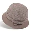 Sombreros para Mujeres de Mediana Edad y Mayores, Primavera y Otoño, Sombreros de Cubo Delgados para Proteger del Sol, Sombreros de Tela de Ala Corta para Madres, Sombreros para Personas Mayores