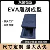 Forro personalizado de caja de perfume de EVA, caja de joyería cosmética flockada de alta densidad tallada de una sola pieza con forro de espuma
