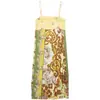 Vestido Midi Patchwork Casual Fashion Estampado de Venda Quente AliExpress, Roupas Europeias e Americanas Transfronteiriças para Mulheres