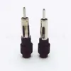 Conector de coche macho a hembra adaptador de antena enchufe de antena de coche enchufe de antena de lámpara soporte núcleo rojo