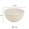 Tigela de palha de trigo transfronteiriça louça infantil tigela de arroz plástico anti-queda tigela de cereal para café da manhã tigela de arroz com frutas atacado