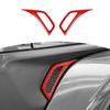 Panel decorativo de salida de aire para cubierta de capó de guardabarros para Wrangler JL Gladiator JT 18-23