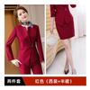 Chaqueta de traje gris pequeña para mujer, traje de negocios de otoño, vestido de recepción de hotel, joyería, ropa de trabajo para mujer