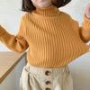 [em estoque crianças outono e inverno nova versão coreana de gola alta elástico base camisola meninos e meninas bebê lã fina versátil