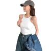 Cálido moxita 2206 roba-corazones chica caliente chaleco de motociclista con almohadilla en el pecho corte ajustado interior combinable ropa exterior tirantes en I para mujer