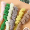 Palito retorcido de imitación de pelo de conejo, 20 mm de grosor, encriptado, tira de pelo para raíz del pelo, paquete de material de cachorro y oso, no desprende, raíz del pelo DIY