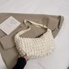 2025 Bolsa Pequeña Fresca de Burbujas para Mujer Bolso de Hombro Plegado Suave Bolso de Hombro de Moda para Niña Bolso Casual Simple