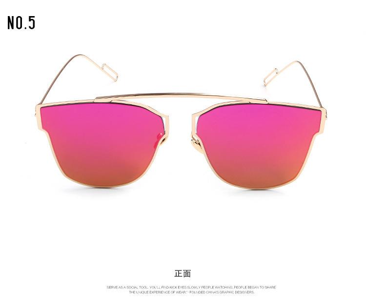 新款 时尚复古太阳眼镜 男女士经典款太阳镜驾驶眼镜 金属墨镜