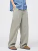 Ropa de Hombre Feng She / Nueva Colección Primavera/Verano 2026 Pantalones de Pierna Ancha de Lyocell Sueltos Rectos Casuales Tendencia para Hombre Versátil