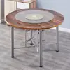 Mesa Redonda de Madera Maciza para el Hogar, Banquete, Abeto, Hotel, Tablero Multicapa, Restaurante, Mesa Redonda Grande Engrosada, Tablero de Mesa Redonda, Mesa Redonda, Mesa de Comedor