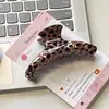 Jiayue Acessórios Laço Estampa Leopardo Presilha Garra Design de Nicho Tendência Presilha de Cabelo Acessório de Cabelo Verão