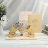 Nueva Tarjeta de Cumpleaños Pop-up 3D Estampado en Caliente Globo Aerostático Para Amigos Mensaje de Bendición Tarjeta Pequeña Fabricante Transfronterizo Venta al por Mayor