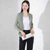 Fábrica Súper Estilo Otoño para Mujer Personalizados Tops Casuales con Imágenes y Muestras Pedido Pequeño Cárdigan Plisado para Mujer