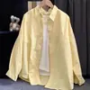 Comércio Exterior Camisa Azul de Algodão Coreana Tops Femininos Primavera, Outono e Verão Proteção Solar Solta Casual Manga Longa Camisa Jaqueta Tendência