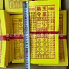 Atacado de Suprimentos Mistos para Funeral e Sacrifício, Dinheiro Yuhuang, Atacado em Caixa Fechada, Papel Amarelo para Queimar, Papel de Polpa de Bambu Sacrificial
