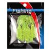 Venta al por mayor de fábrica 6 cm Cola rizada 5 piezas por paquete Señuelo suave Luya Cola única Gusano blando Multicolor Gusano blando Señuelo artificial Señuelo para peces