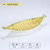 Prato de tecelagem de bambu imitação prato redondo grande louça para hot pot restaurante característico comercial churrasco prato de louça imitação de porcelana criativo An zero tolerância