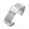 Para Huawei GT2/GT3 Correa Siete Perlas Inteligente Correa de Reloj Ashanu Acero Inoxidable Metal Apple Watch