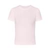 H586 Camiseta Branca de Manga Curta Slim-fit Selecionada Rigorosamente Top Spice Girl de Verão Gola Redonda Ombro Feminino Elástico Emagrecimento Por Dentro e Por Fora
