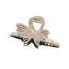Super Inmortal Mariposa Diamante Completo Clip Metálico Grande Pinza de Tiburón de Alta Gama Horquilla Elegante Adorno para el Cabello de Cabeza para Mujer