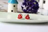 Huiyue Vermelho amor buraco grande contas contas soltas atacado DIY coração de pêssego gota óleo pulseira com contas acessórios