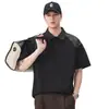 Roupas Masculinas Xintang Camisa polo patchwork com gola para homens, novo casual de verão estilo japonês marca da moda para estudantes