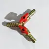 Conector em T para fogão a gás resistente à corrosão de alta pressão gás doméstico atacado com interruptor ângulo tee venda direta