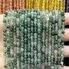 Suministrado directamente por el fabricante: cuentas redondas pequeñas de piedra natural, cuentas de arroz, cristal, turmalina, cuentas redondas de ágata, materiales hechos a mano para DIY, accesorios para pulseras