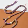 Cordão de Pingente Tecido à Mão Que Pode Ser Usado para Pendurar Thangka, Zaki Lamu, Cordão de Colar Ajustável Estilo Étnico Vintage para Homens e Mulheres