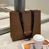 Bolsa de Tela No Tejida Engrosada con Broches de Presión, Bolso de Gran Capacidad, Bolsa para Tienda de Ropa, Se Puede Estampar con Logo, Bolsa de Regalo Ecológica