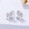Brincos de prata esterlina s925 temperamento coreano pequeno fresco moda simples personalidade orelha jóias brincos de platina banhados