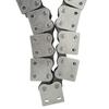 Fabricante de Cadena de Transmisión Industrial de 1 Pulgada 16A con Aditamentos de Placa Recta para Zanjadoras y Maquinaria de Transportador, Placas de Cadena No Estándar