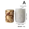 Molde de Cera para Aromaterapia Estilo Flor Rosa DIY Artesanías Geométricas de Aroma Yeso Cilíndrico Molde de Silicona