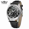 Winner Winner Reloj deportivo casual de moda europea y americana A3 para hombre, reloj mecánico automático de negocios