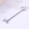 Barra Industrial Transfronteriza Europea y Americana Puente de Oreja de Acero Inoxidable Clavo Largo para Hueso de Oreja Ala Goteo de Aceite Barra Recta Clavo para Oreja Perforación de Corazón