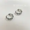 Pendientes de Plata de Ley S925 Su Chuang con Diseño de Margarita Retro Envejecida para Niñas, Personalidad, Flor, Dulce Diseño, Pendientes de Plata Tailandesa