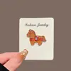 Broche de Año Nuevo del Caballo, Insignia Metálica Linda y Creativa Estilo Chino, Regalo para Amigos en su Año Zodiacal, Accesorio
