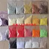0.3 Pó Flocado Artesanal Pó de Fiapos Transparente Cor Café DIY Brinquedo Artesanal Reparo Pó de Fiapos Material Flocado Marrom