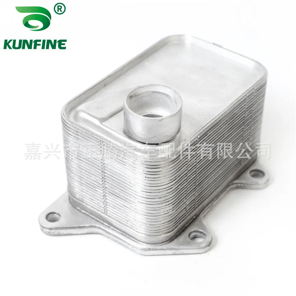 Car oil cooler 06K117021E (3)