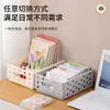 Cesta de Armazenamento Dobrável para Mesa de Dormitório para Itens Diversos, Cesta de Armazenamento para Material de Escritório, Recipiente de Armazenamento, Organizador de Cosméticos Estilo Ins