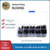 180/300 Peças Coluna Sextavada de Nylon Preta M2.5-M3 Parafuso Isolador de Passagem Única/Dupla Conjunto de Porcas Parafusos