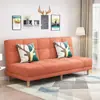 Sofá cama moderno en forma de L para apartamento pequeño, sofá largo de doble uso integrado, en stock, cama plegable doble