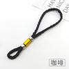 Nuevo Anillo de Plata Cuerda para Colgar Accesorios Joyería Hecha a Mano DIY Materiales Cuerda para Colgar en el Coche Llavero de Cuerda Trenzada Accesorios